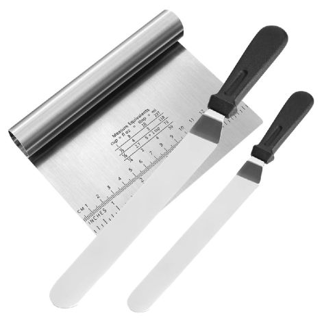 Cake Offset Icing Spatula Set