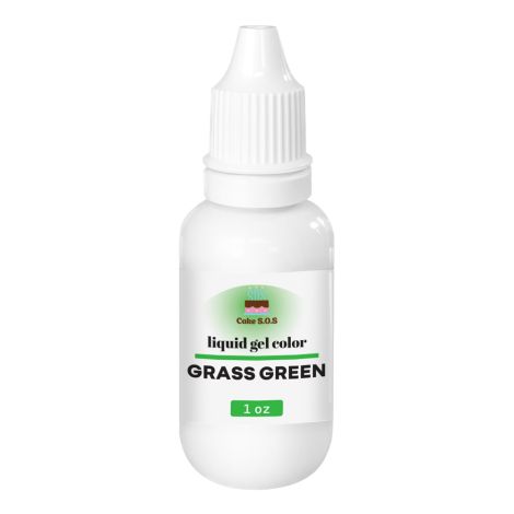 Liquid Gel Color - Grass Green 1 oz.