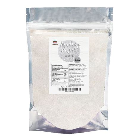 Sanding Sugar White 8.8 oz