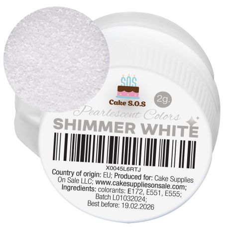Shimmer White, 2 grams - Pearlescent  Color