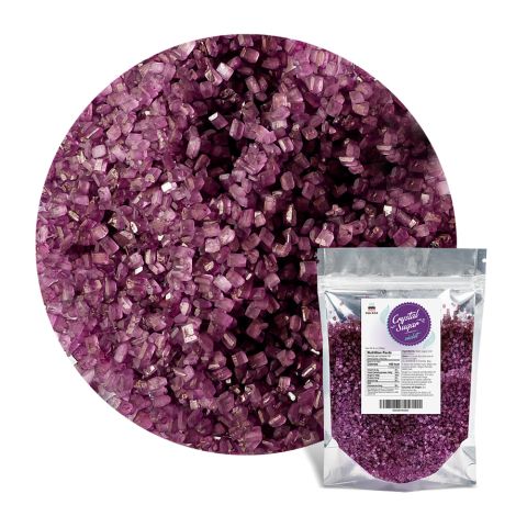 Sugar Crystals Violet 8 oz. by Cake S.O.S