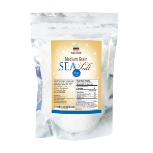 Premium Atlantic Sea Salt, Medium Grain 1 lb.