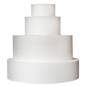 6"-8"-10"-12" Round Cake Dummy Set 4" High