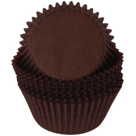 Brown Cupcake Liners, Solid Brown Baking Cups, Buy Bulk Brown Cupcake  Liners Online