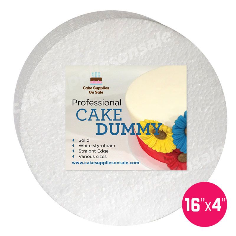 Round Foam Cake Dummies, 16 Inches Tall (4 Pieces), Pack - Harris Teeter