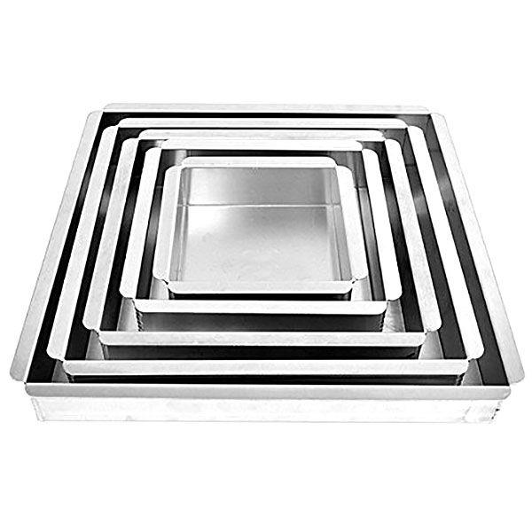 Square cake tin clearance set