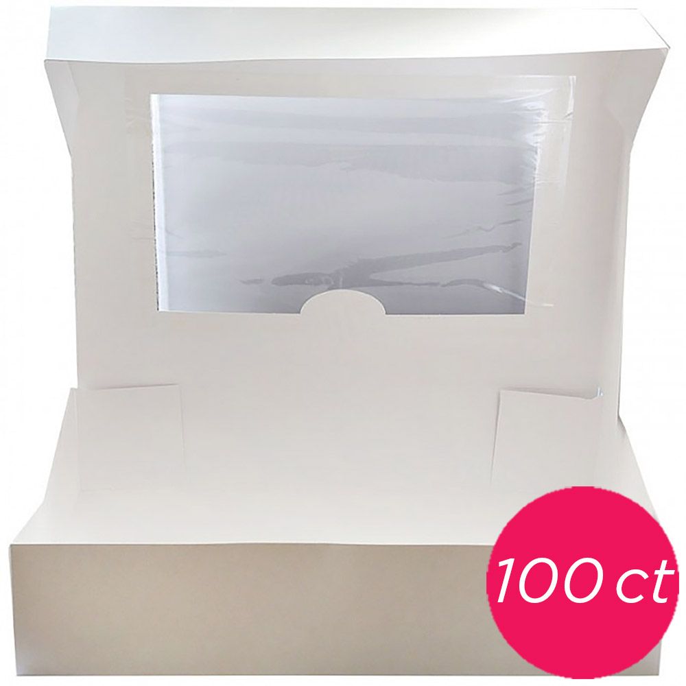 10x10x5 Window Cake Box 100 ct